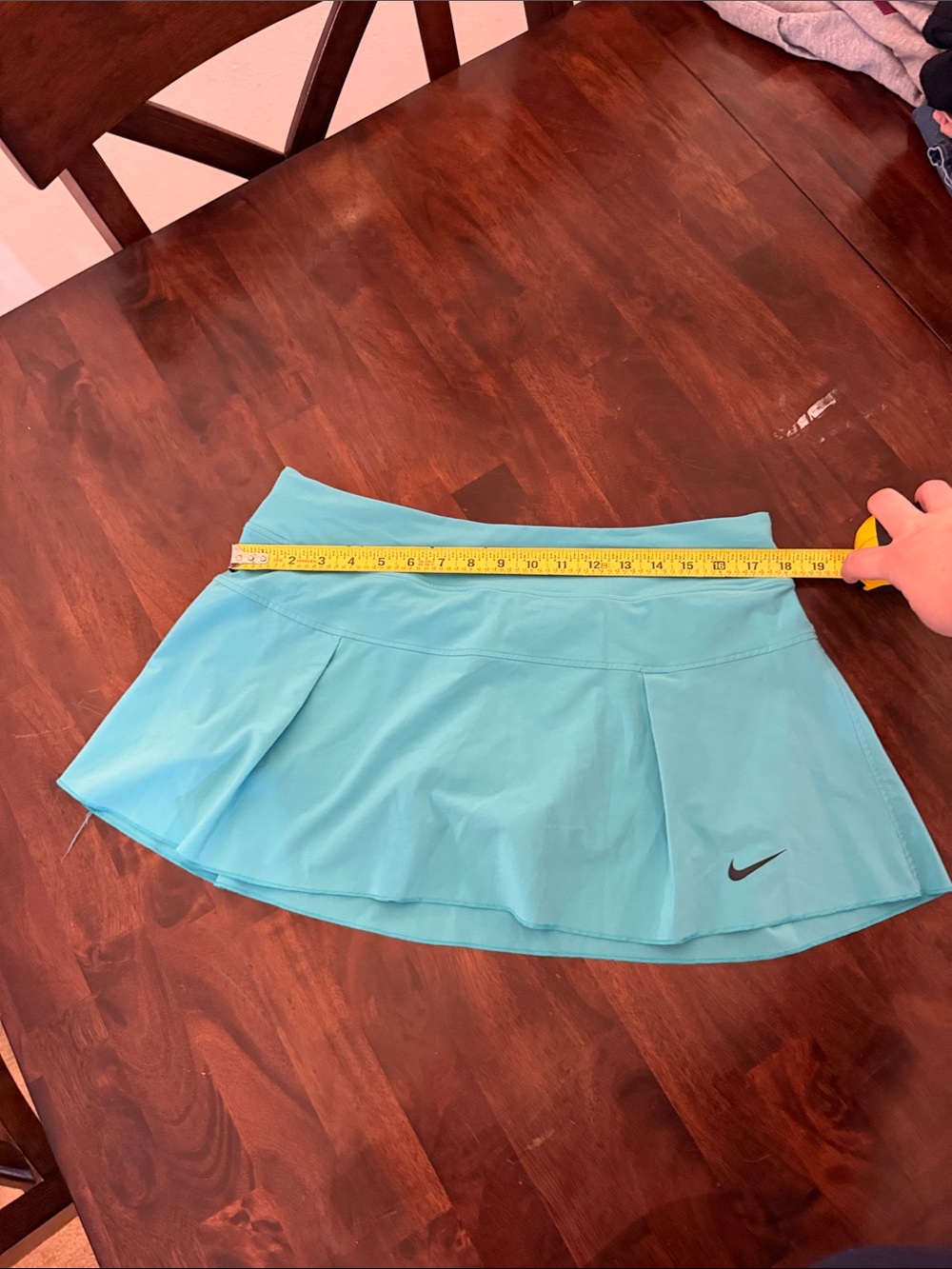 Nike Teal Pleated Tennis Skort with Swoosh